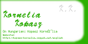kornelia kopasz business card